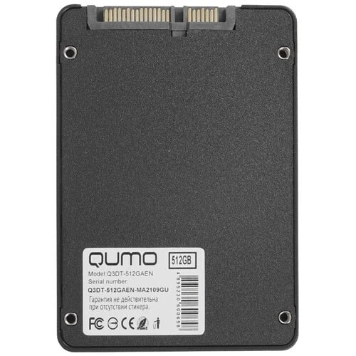 Накопитель;SSD;2.5'';Qumo;Q3DT-512GAEN;512;ГБ 103014