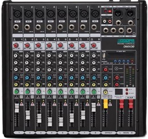 Аудиомикшер;;DSPPA;DMX08 126947