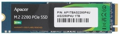 Накопитель;SSD;M.2;2280;Apacer;AP1TBAS2280P4U-1;1024;ГБ 103081