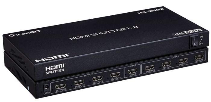 Усилитель-распределитель;;IconBit;HS-2502 127306