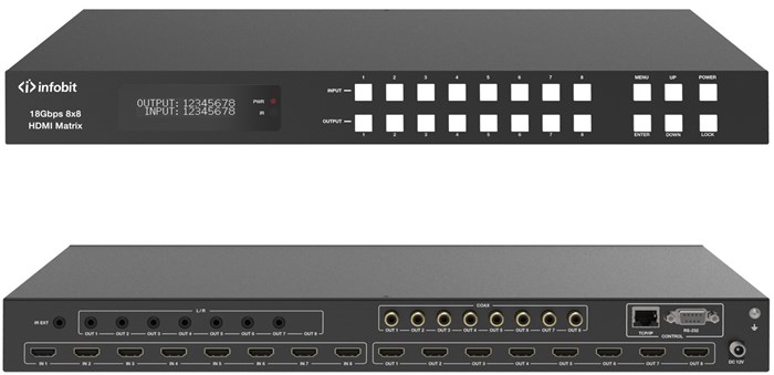 Коммутатор;матричный;Infobit;iMatrix;H88A 127329