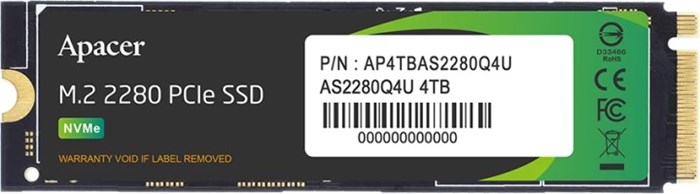 Накопитель;SSD;M.2;2280;Apacer;AP4TBAS2280Q4U-1;4000;ГБ 103108
