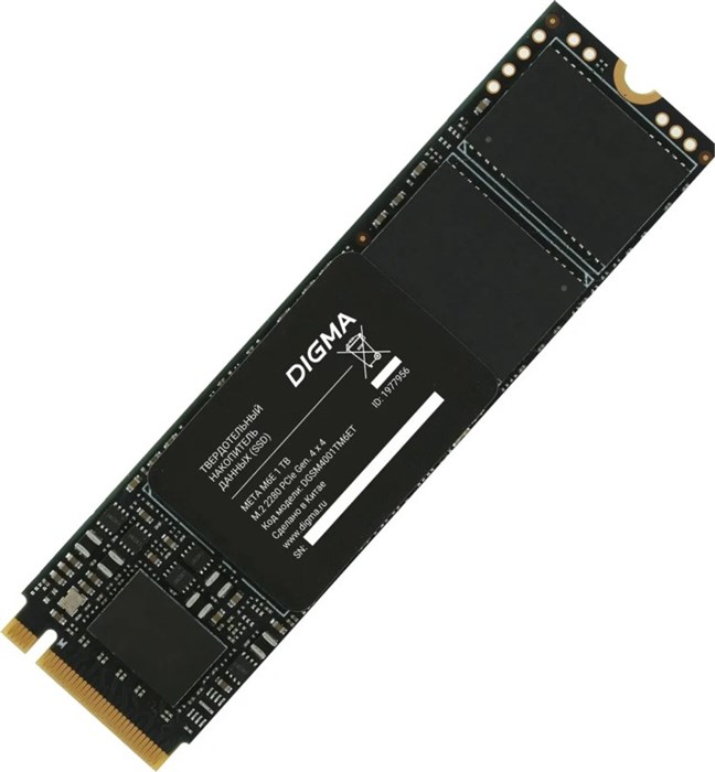 Накопитель;SSD;M.2;2280;Digma;DGSM4001TM6ET;1000;ГБ 103169