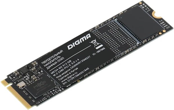 Накопитель;SSD;M.2;2280;Digma;DGSM3512GM23T;512;ГБ 103172