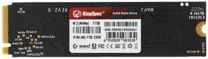 Накопитель;SSD;M.2;2280;KINGSPEC;NE-1TB;1024;ГБ 103296