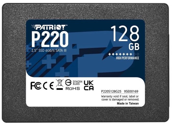Накопитель;SSD;2.5'';Patriot;Memory;P220S128G25 103442