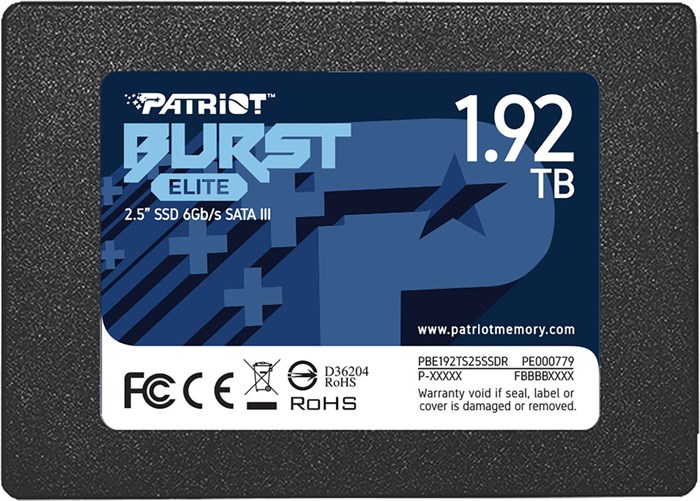 Накопитель;SSD;2.5'';Patriot;Memory;PBE192TS25SSDR;1920;ГБ 103477