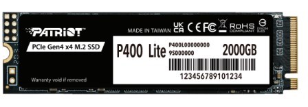 Накопитель;SSD;M.2;2280;Patriot;Memory;P400;Lite;2000;ГБ 103484