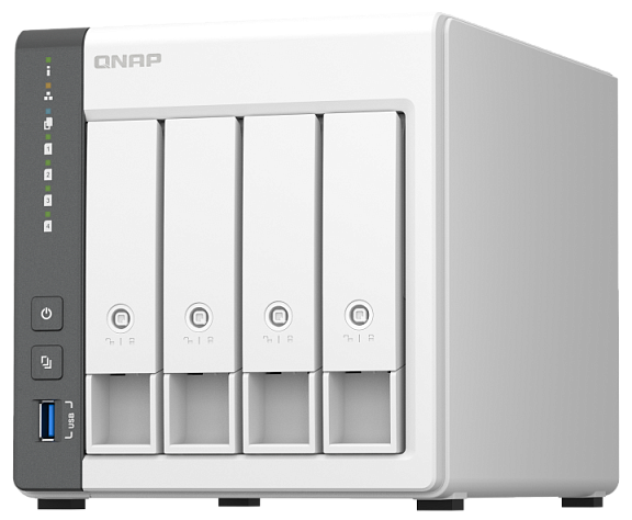 Сетевой RAID-накопитель  QNAP D4 (Rev. C) 130575