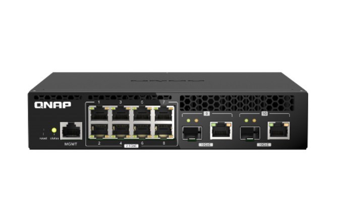 Коммутатор управляемый QNAP QSW-M2108R-2C 130642