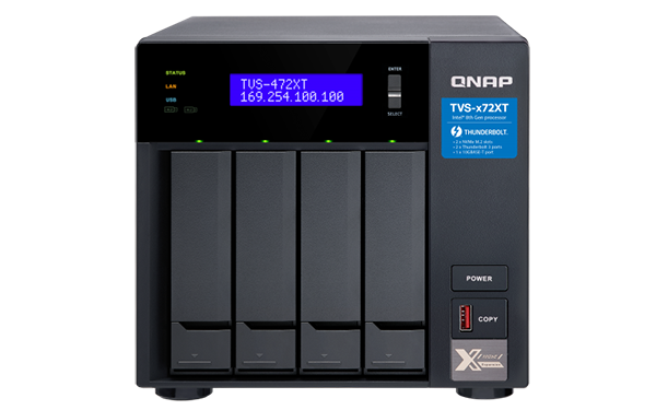 Сетевой накопитель  QNAP TVS-472XT-PT-4G 130710