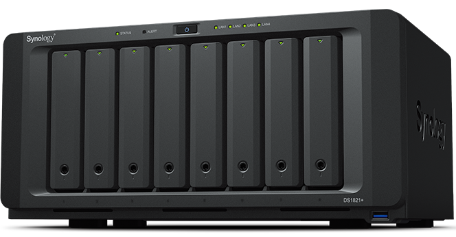 Сетевое хранилище  Synology DS1821+ 130821