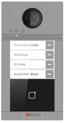 Вызывная панель  HiWatch VDP-D4214W 131428