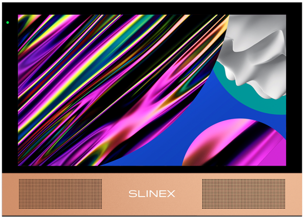 Видеодомофон  Slinex Sonik 7 (Black+Pink Gold) 131468