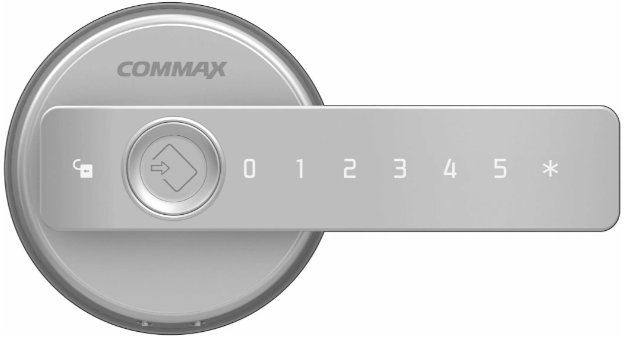 Замок  COMMAX CDL-100WL SIL 131525