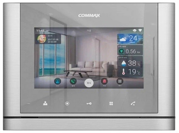 Видеодомофон  COMMAX CIOT-700ML D-SIL 131535