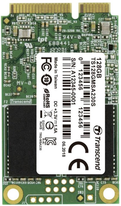 Накопитель;SSD;mSATA;Transcend;TS128GMSA230S;128;ГБ 103635