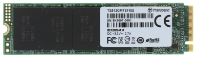 Накопитель;SSD;M.2;2280;Transcend;TS512GMTE110S;512;ГБ 103643