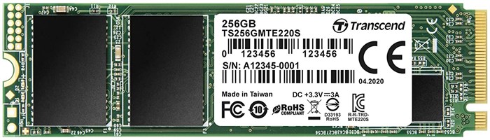 Накопитель;SSD;M.2;2280;Transcend;TS256GMTE220S;256;ГБ 103657