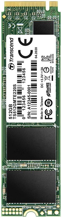 Накопитель;SSD;M.2;2280;Transcend;TS512GMTE220S;512;ГБ 103665