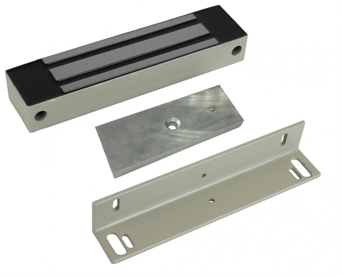 Замок электромагнитный AccordTec ML-295K с уголком (белый) 132595