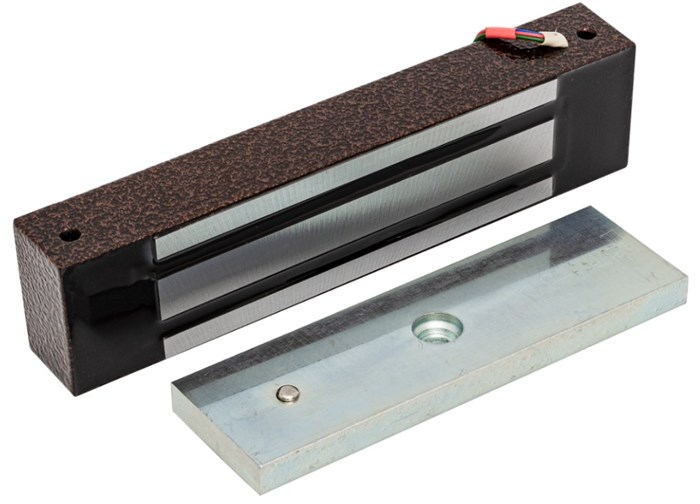 Замок  AccordTec ML-400 KB-2 с уголком, цвет коричневый 132674