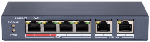 Коммутатор  HiWatch DS-S604P 135807