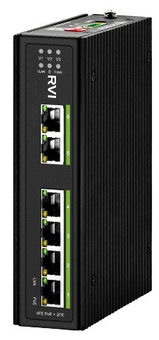 Коммутатор неуправляемый RVi RVi-1NSI4FP-2F 135851