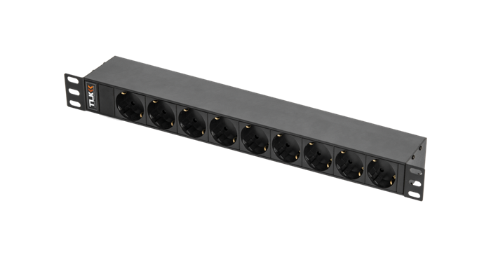 Блок розеток 19", 9 розеток TLK TLK-RSC09-MF-01-BK 137030