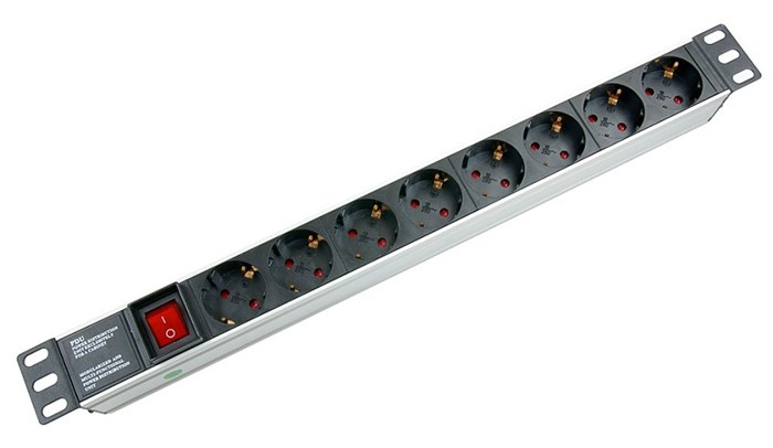 Блок розеток 19", 8 розеток Cabeus PDU-8P 137042