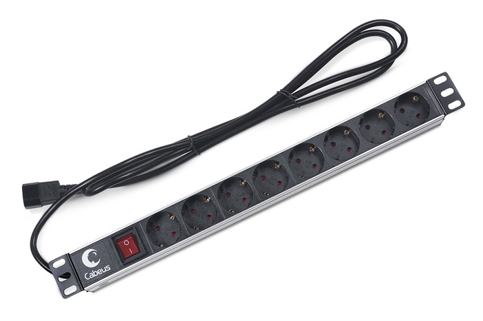 Блок розеток 19", 8 розеток Cabeus PDU-8P-2IEC 137065