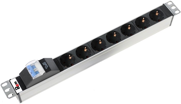 Блок розеток 19", 7 розеток ЦМО R-16-7S-A-440-K 137090