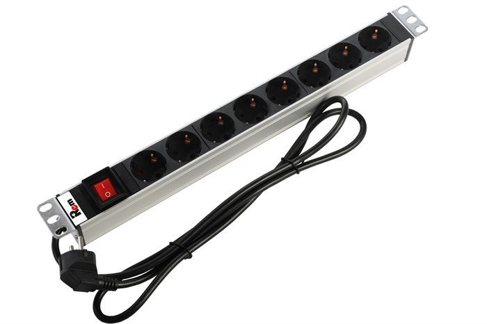 Блок розеток 19", 8 розеток ЦМО R-16-8S-V-440-3 137091