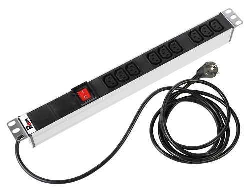 Блок розеток 19", 9 розеток ЦМО R-16-9C13-V-440-1.8 137092