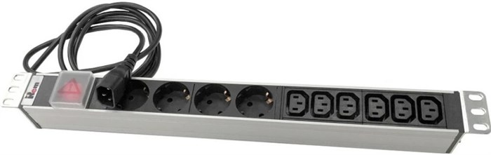 Блок розеток 19", 10 розеток ЦМО R-10-4S-6C13-V-440-1.8 137107