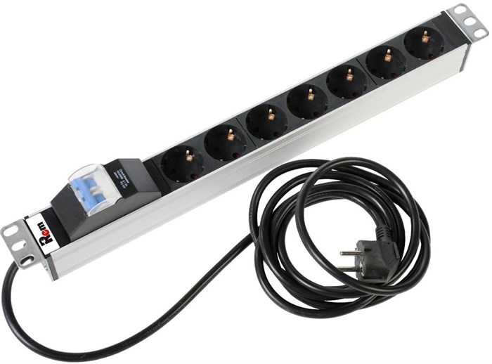 Блок розеток 19", 7 розеток ЦМО R-16-7S-A-440-3 137108