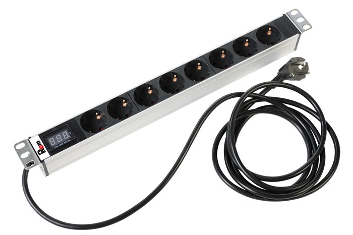 Блок розеток 19", 8 розеток ЦМО R-16-8S-AM-440-3 137111