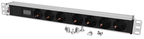 Блок розеток 19", 7 розеток ЦМО R-32-7S-Am-440-K 137127