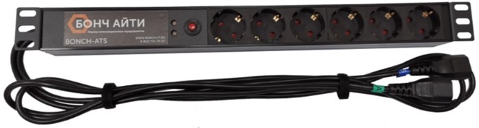 Блок розеток  Bonch BONCH-ATS/PDU 8A-6S-C14/C14 137145