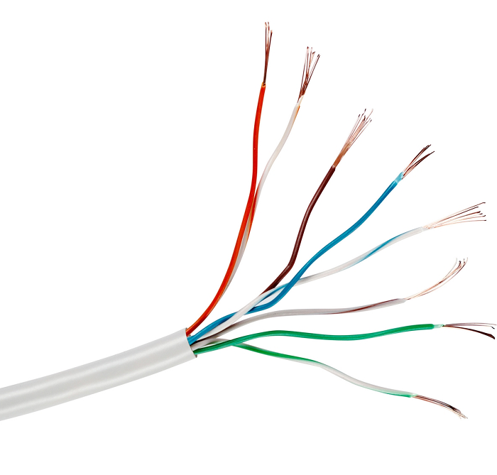 Кабель витая пара U/UTP 5e кат. 4 пары Exegate UTP4-C5E-CCA-P24-IN-PVC-GY-305 137328