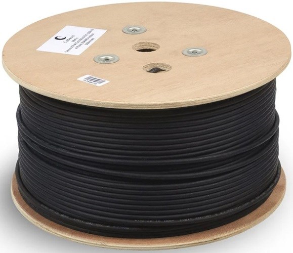 Кабель витая пара U/UTP 5e кат. 4 пары Cabeus UTP-4P-Cat.5e-SOLID-OUT-LSZH-UV-50 137339