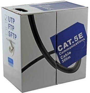 Кабель витая пара U/UTP 5e кат. 4 пары 5bites US5400-305S 137345