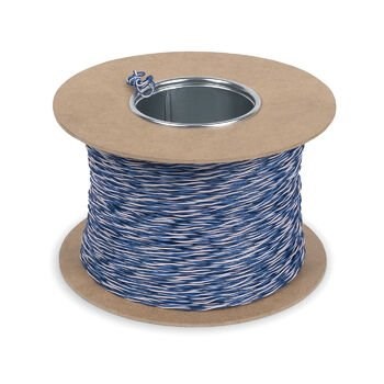 Кабель витая пара U/UTP 5e кат. 1 пара Cabeus UTP-1P-Cat.5e-SOLID-CROSS-305-BL 137352