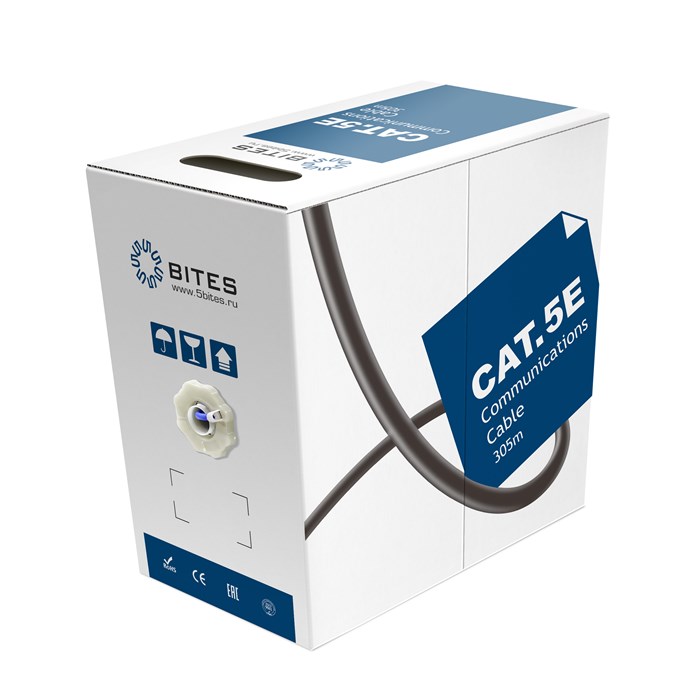 Кабель витая пара F/UTP 5e кат. 4 пары 5bites FS5505-305A-BL 137373