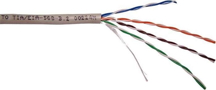 Кабель витая пара U/UTP 5e кат. 4 пары Newmax NM-UTP5E4PR-CCA 137420