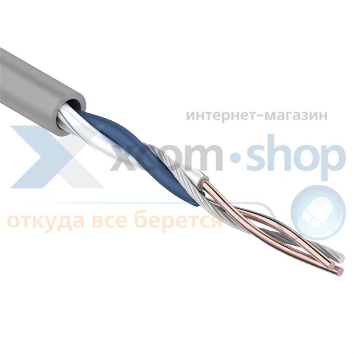 Кабель витая пара U/UTP 5e кат. 1 пара Rexant 01-0002 137437