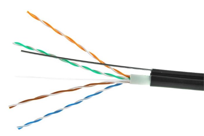 Кабель витая пара U/UTP 5e кат. 4 пары Cablexpert UPC-5051E-4-CU-OUTR/100 137454