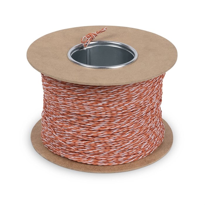 Кабель витая пара U/UTP 5e кат. 1 пара Cabeus UTP-1P-Cat.5e-SOLID-CROSS-500-OR 137457