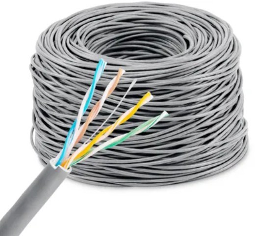 Кабель витая пара U/UTP 5e кат. 4 пары KINGPRICE KP-UTP-C5E-0.5MM-CU-305M 137559