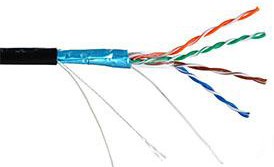 Кабель витая пара F/UTP 5e кат. 4 пары Netlan EC-UF004-5E-PE-BK 137642